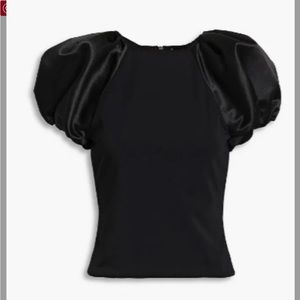 Alice and Olivia Black Crop Top Tags Attached